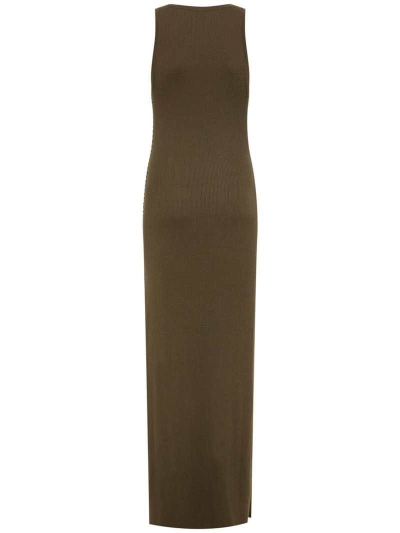 Sleeveless cotton maxi dress - 7