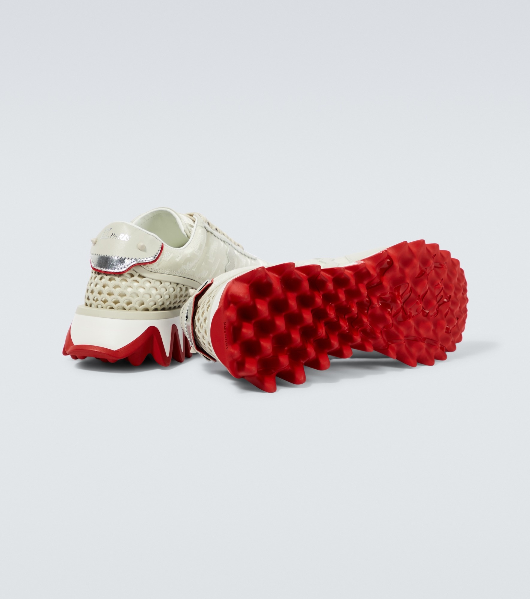 Loubishark leather sneakers - 7