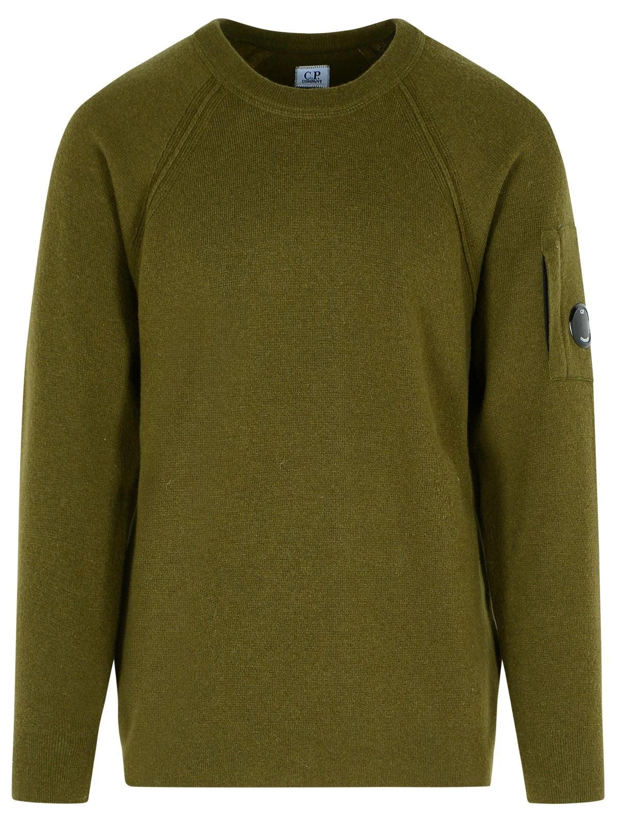 C.P. Company 'Grs' Green Wool Blend Sweatshirt Men - 1
