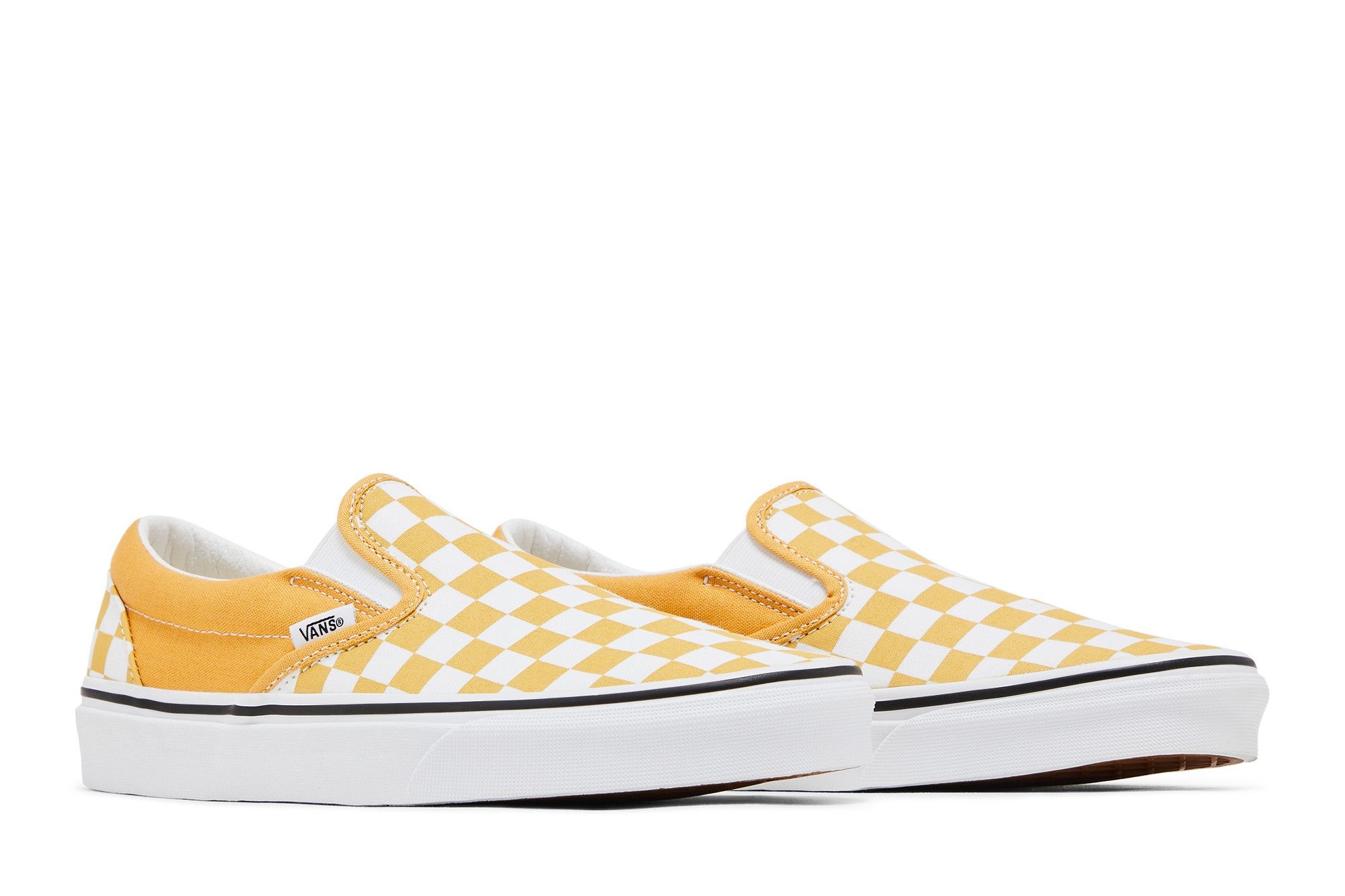 Classic Slip On 'Ochre Checkerboard' - 8