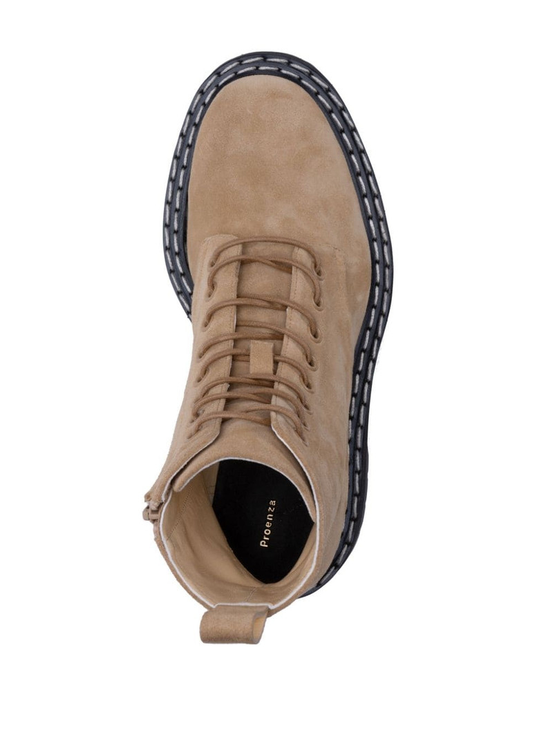 suede lace-up boots 4