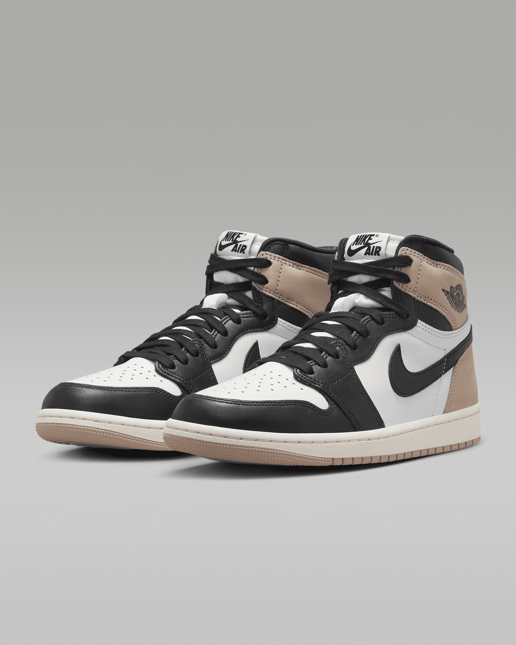 Women's Air Jordan 1 Retro High OG "Latte" Shoes - 5