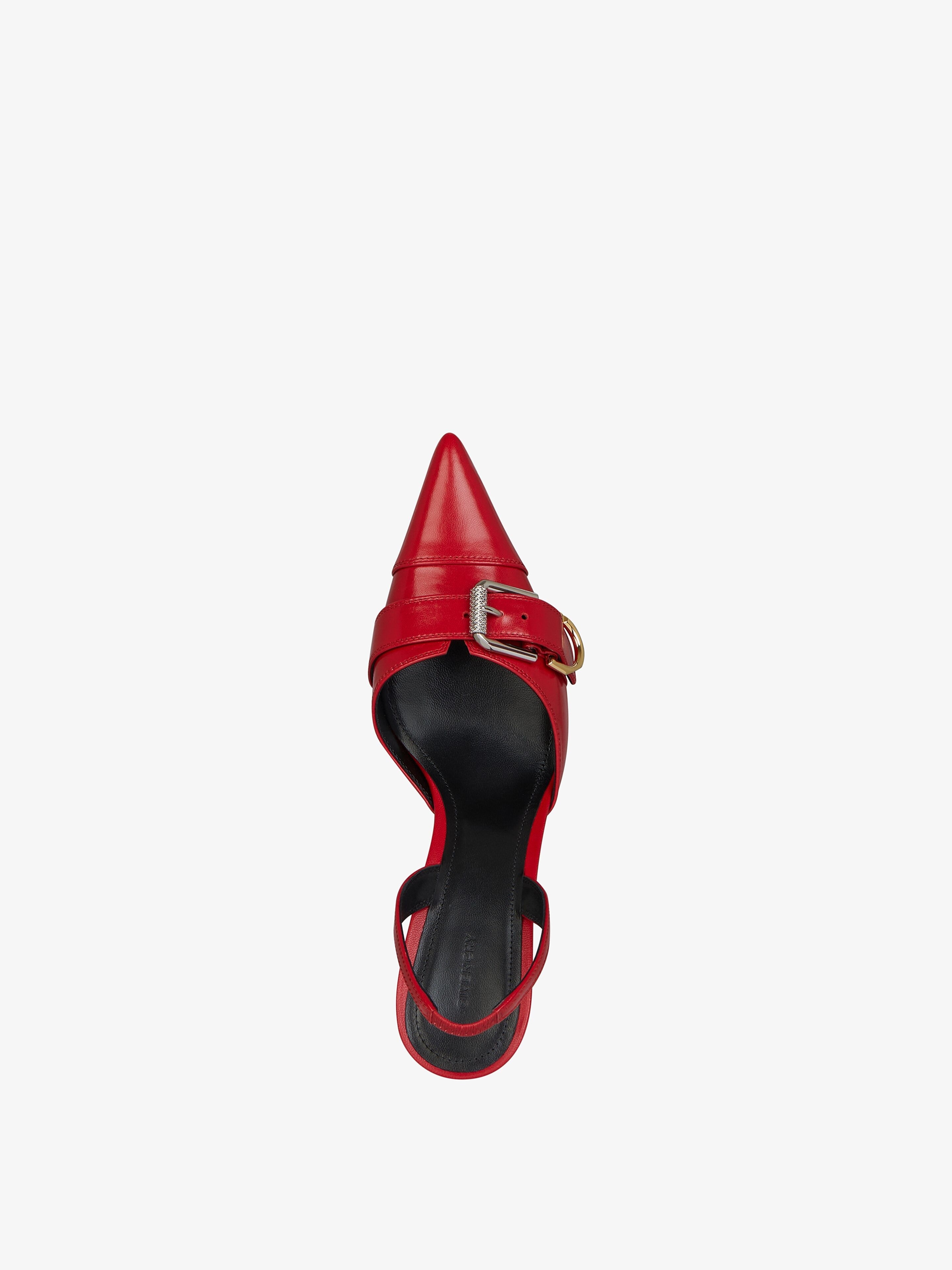 VOYOU SLINGBACKS IN LEATHER - 3