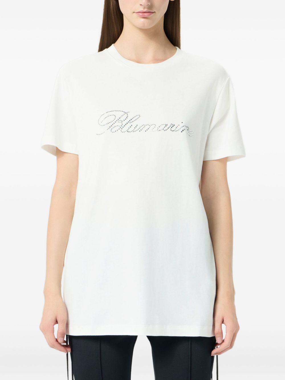 crystal-embellished T-shirt - 3