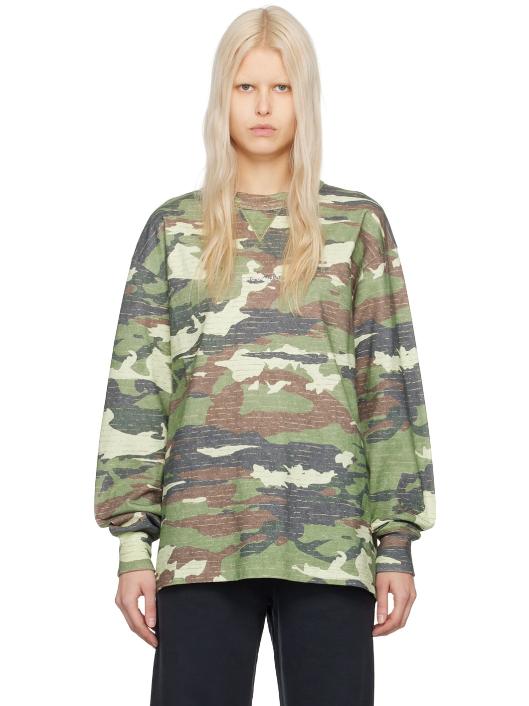 Khaki Camouflage Sweatshirt - 1