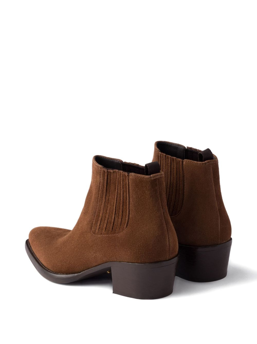 elastic-gusset pointed-toe boots - 4