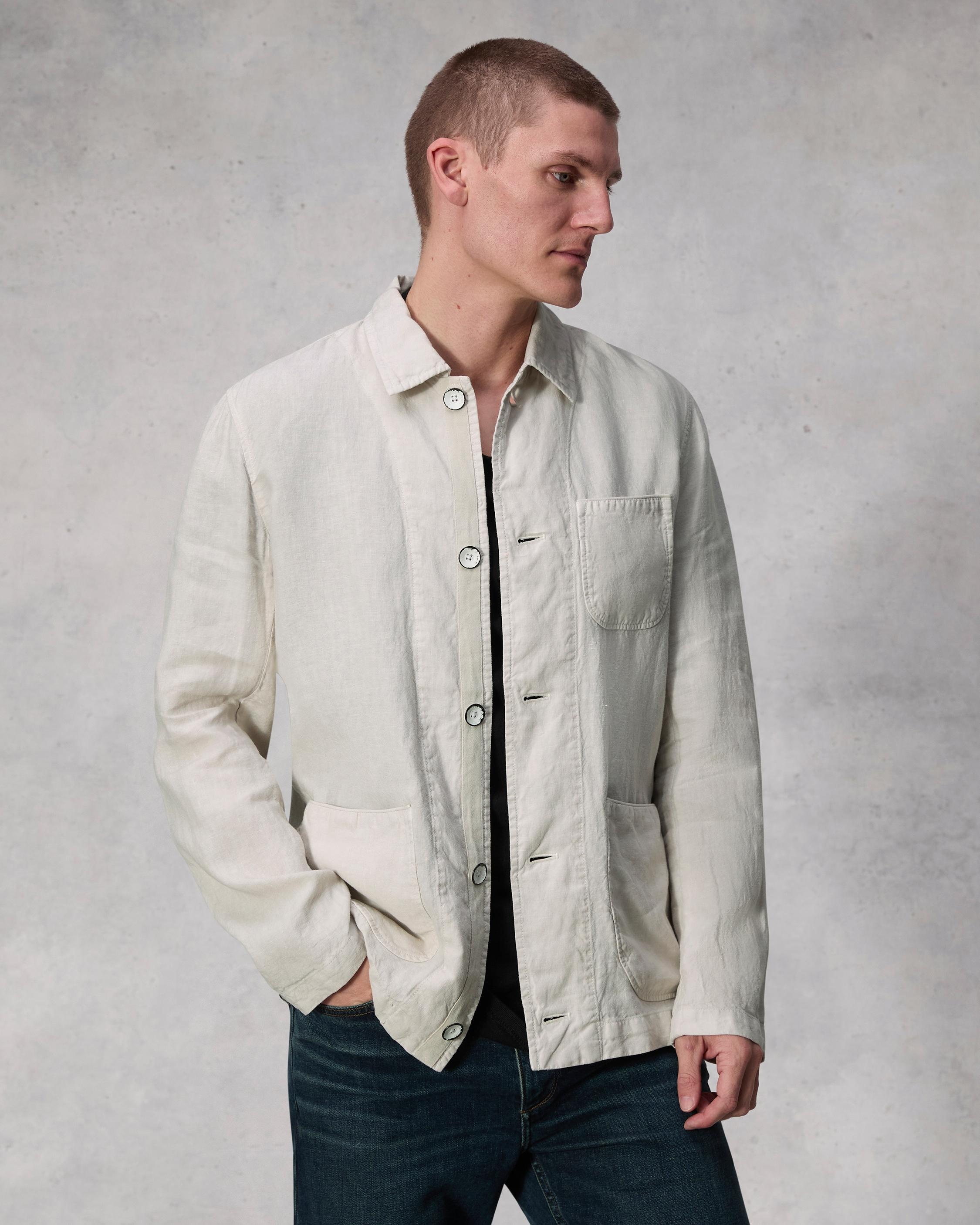 Evan Linen Chore Jacket
Classic Fit - 2