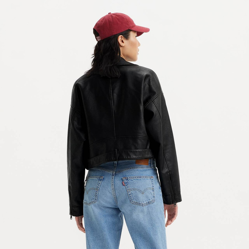 Levi's BELTED CROP MOTO JACKET outlook