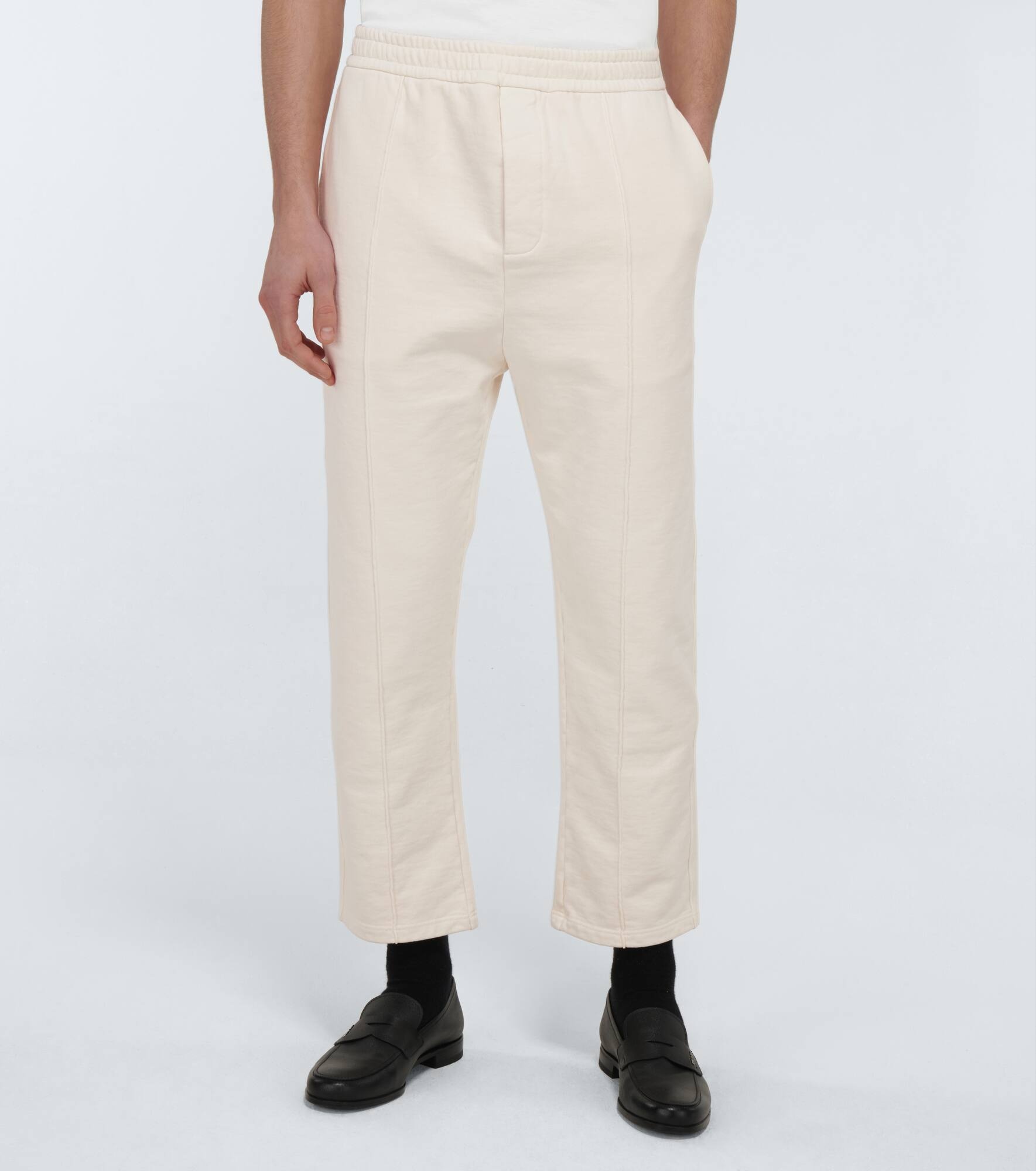 Garment-dyed cotton sweatpants - 3