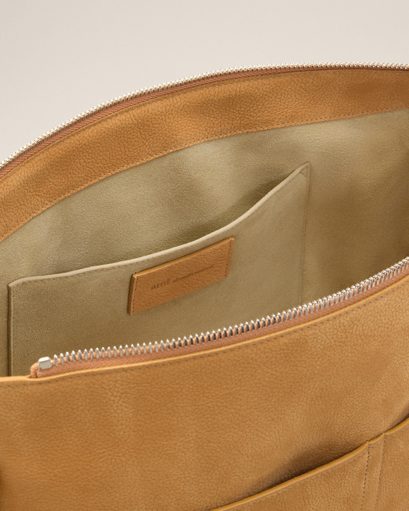 YELLOW COW LEATHER LARGE FLAP CARROUSEL BAG 7