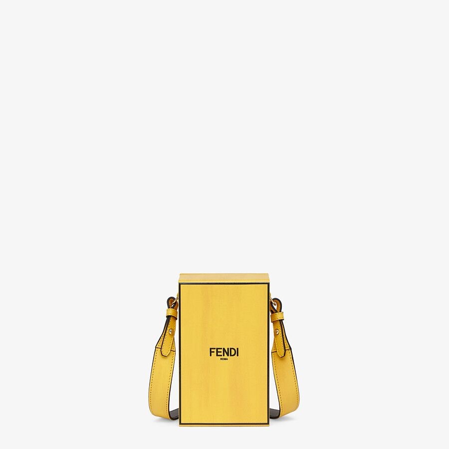 Yellow leather bag - 1