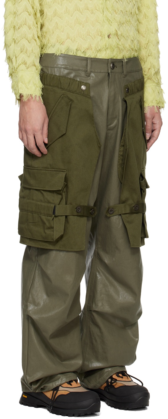 Khaki Raptor Cargo Pants - 2