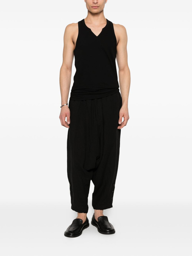 Yohji Yamamoto V-neck tank top outlook