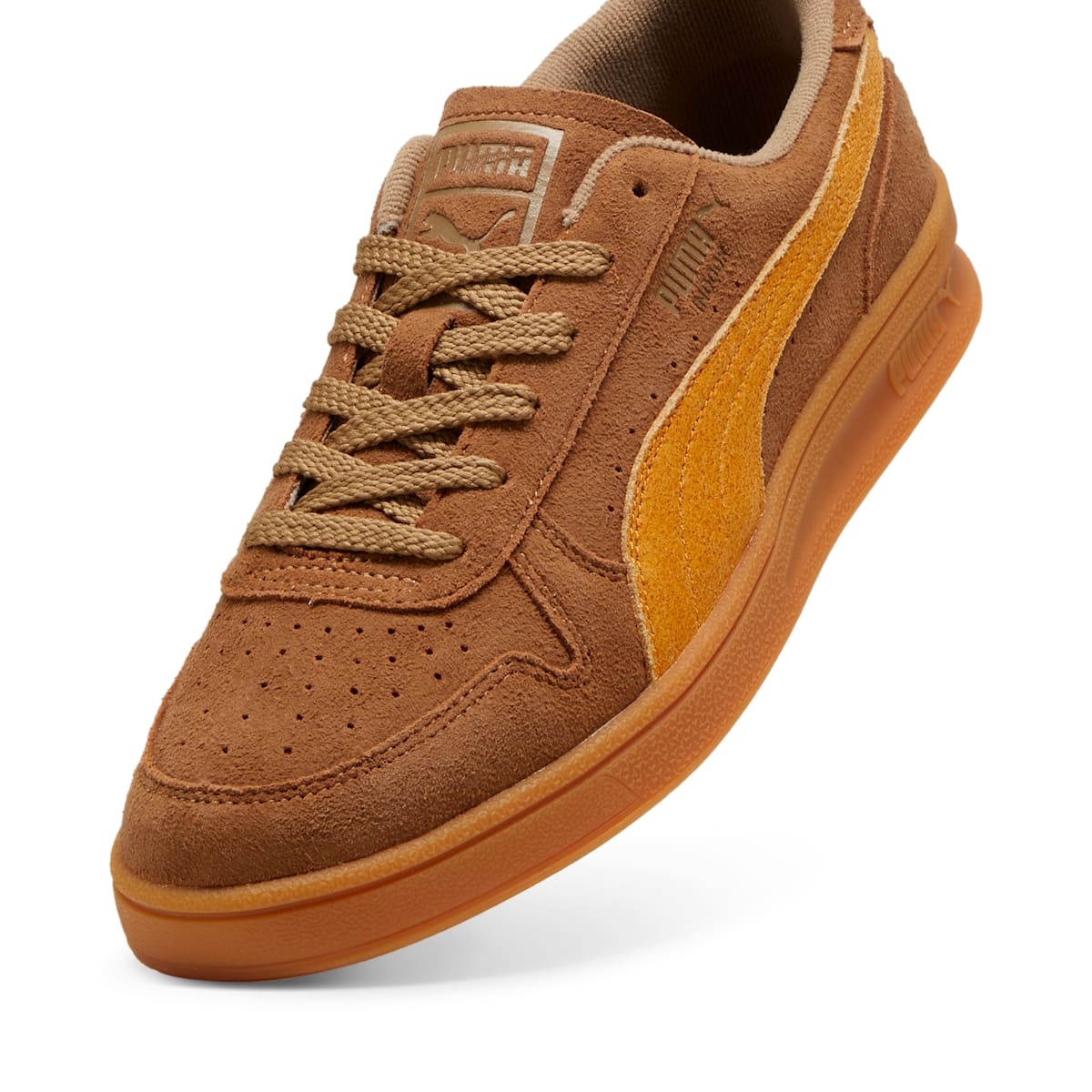 PUMA Indoor R Suede 'Chocolate Chip Sport Yellow' 398531-02 - 5