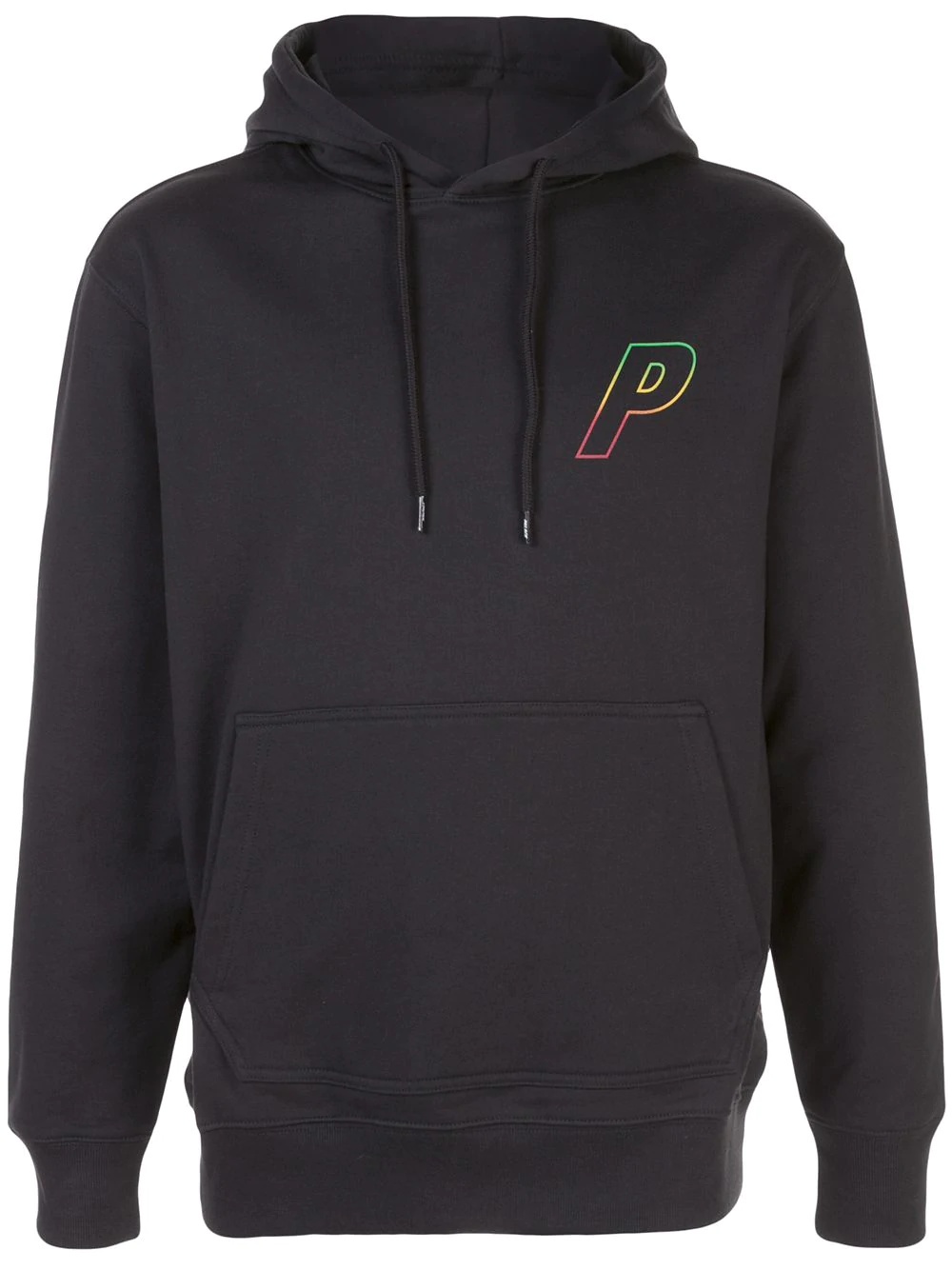 logo print hoodie - 1