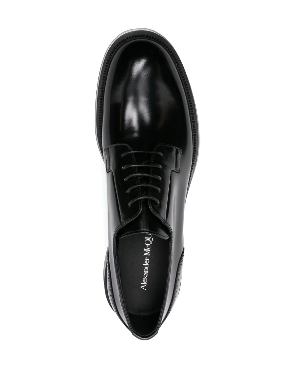 Float leather Derby shoes - 4
