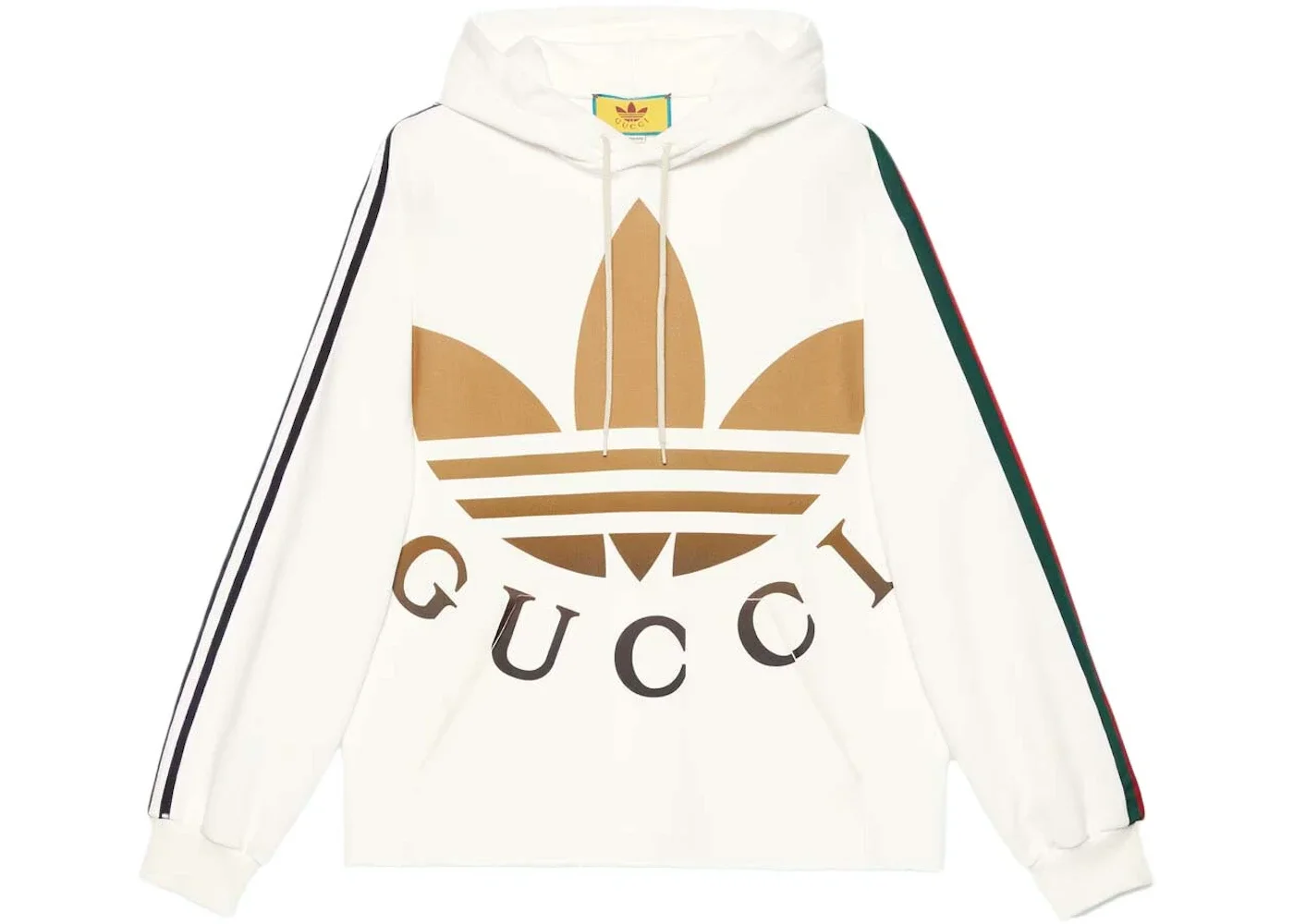 Gucci x adidas Hooded Sweatshirt Ivory - 1