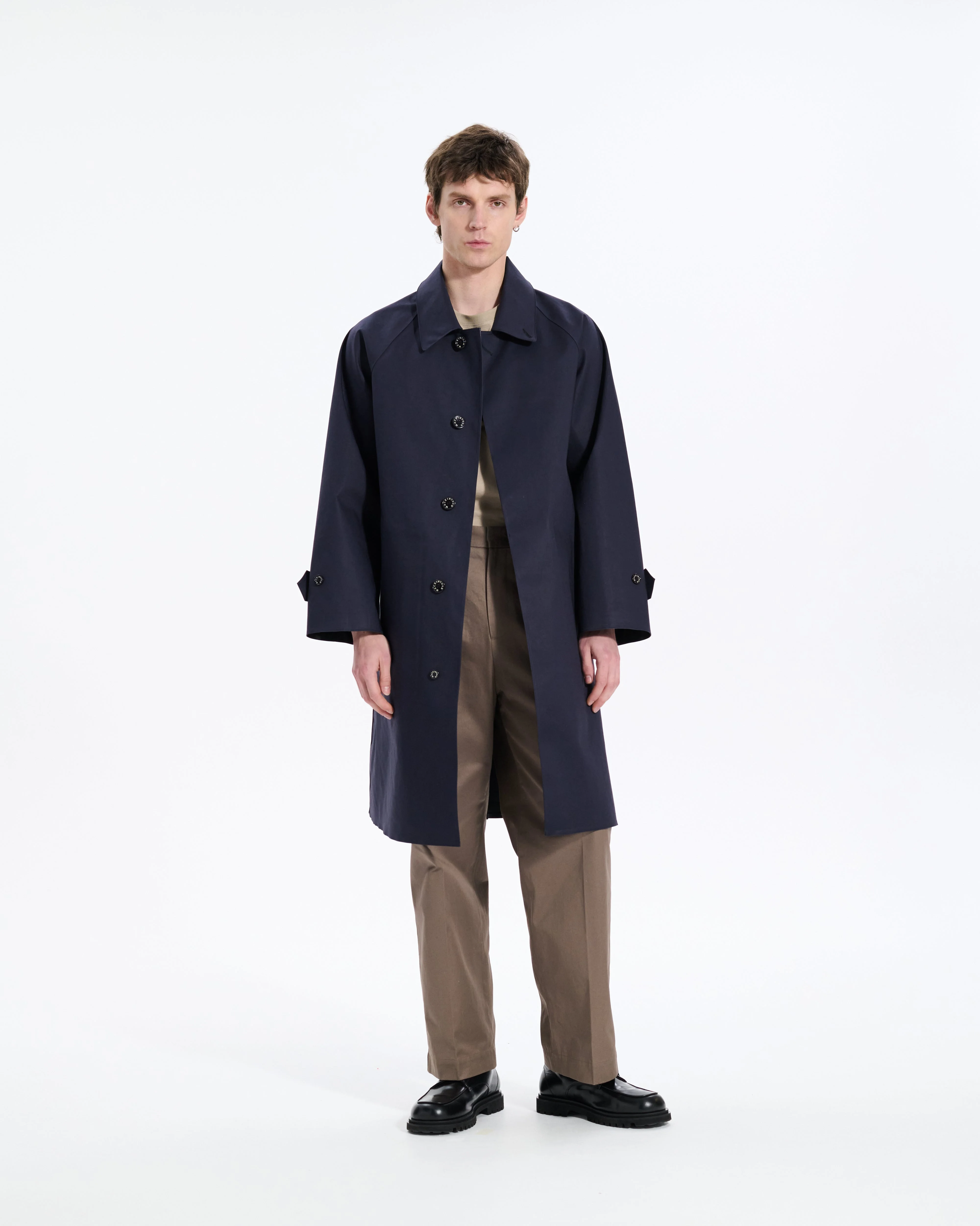 Lauder Rubberised 3/4 Length Oversized Coat - 1