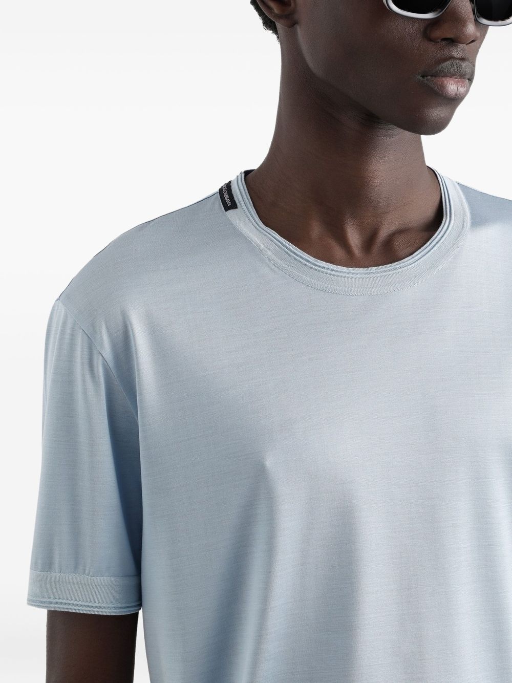 silk t-shirt - 4
