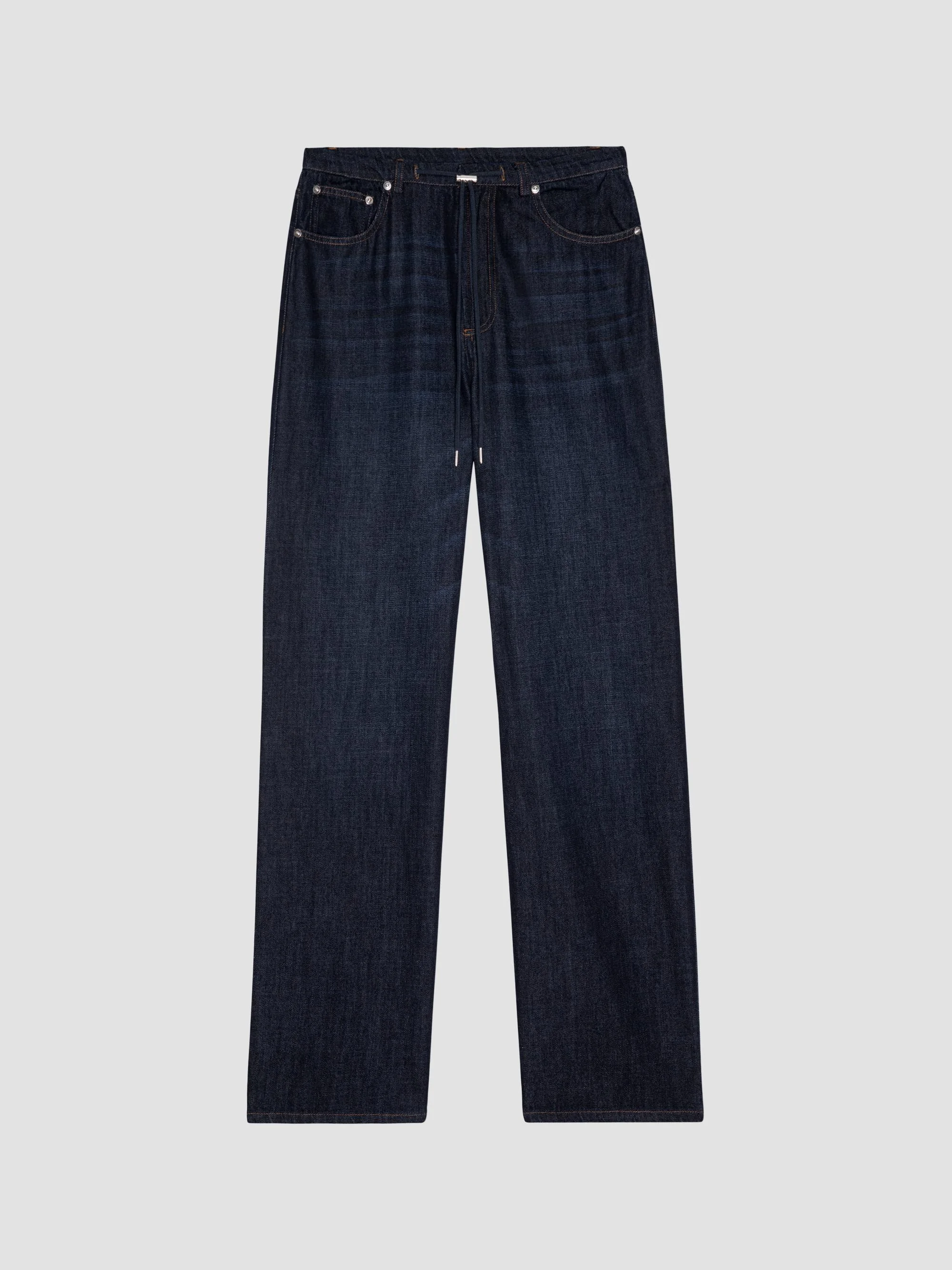 Women's Normandie Drawstring Jeans - Rinse Wash - 1