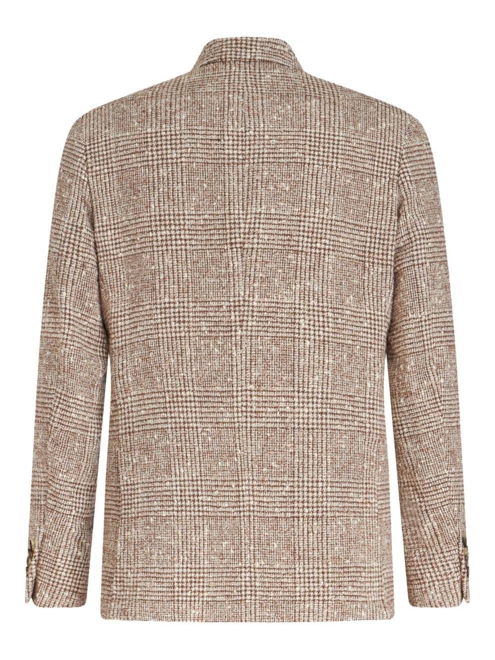 plaid-check pattern blazer - 6