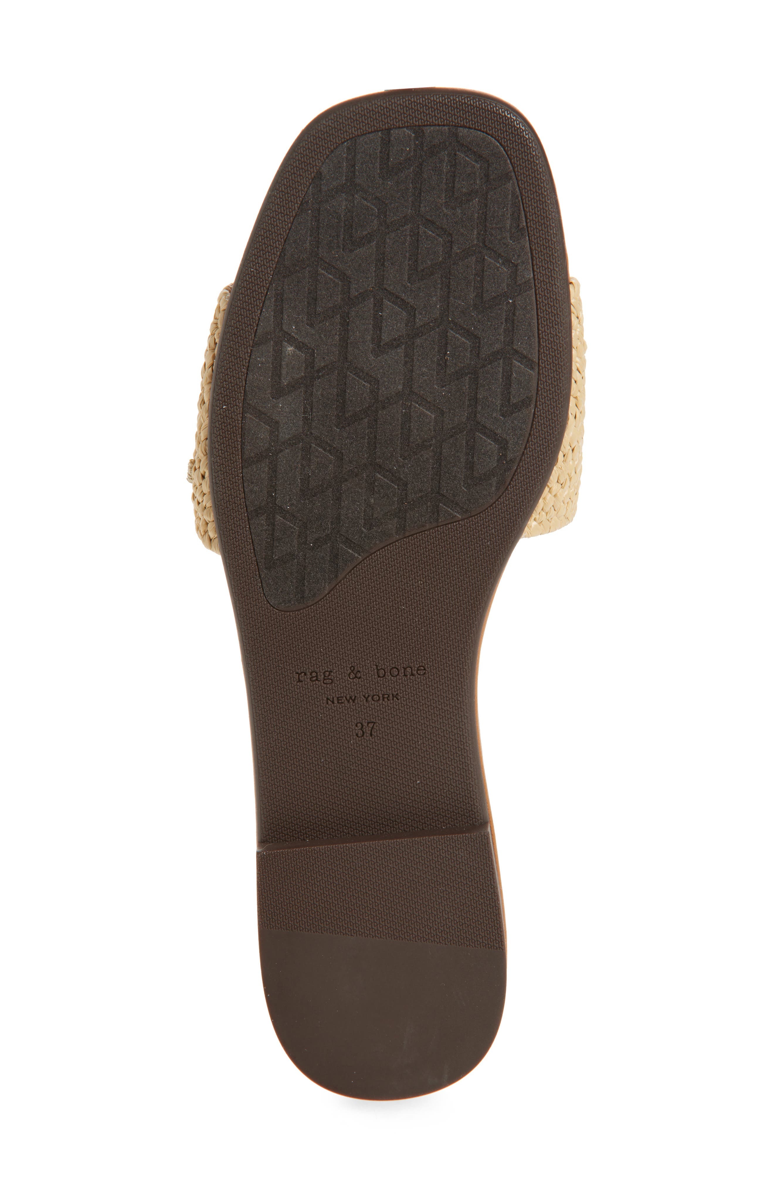 rag & bone Ellie Slide Sandal in Nat at Nordstrom - 6