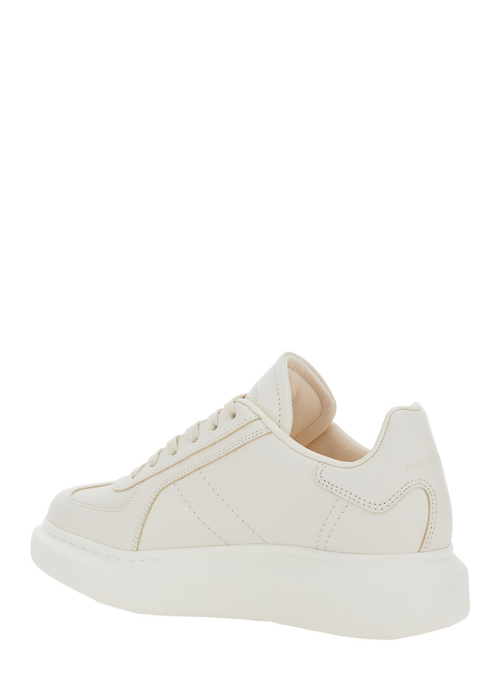 Alexander Mcqueen Women White Sneakers With Logo Patch On The Tongue And Embossed Logo On The Heel I - 3