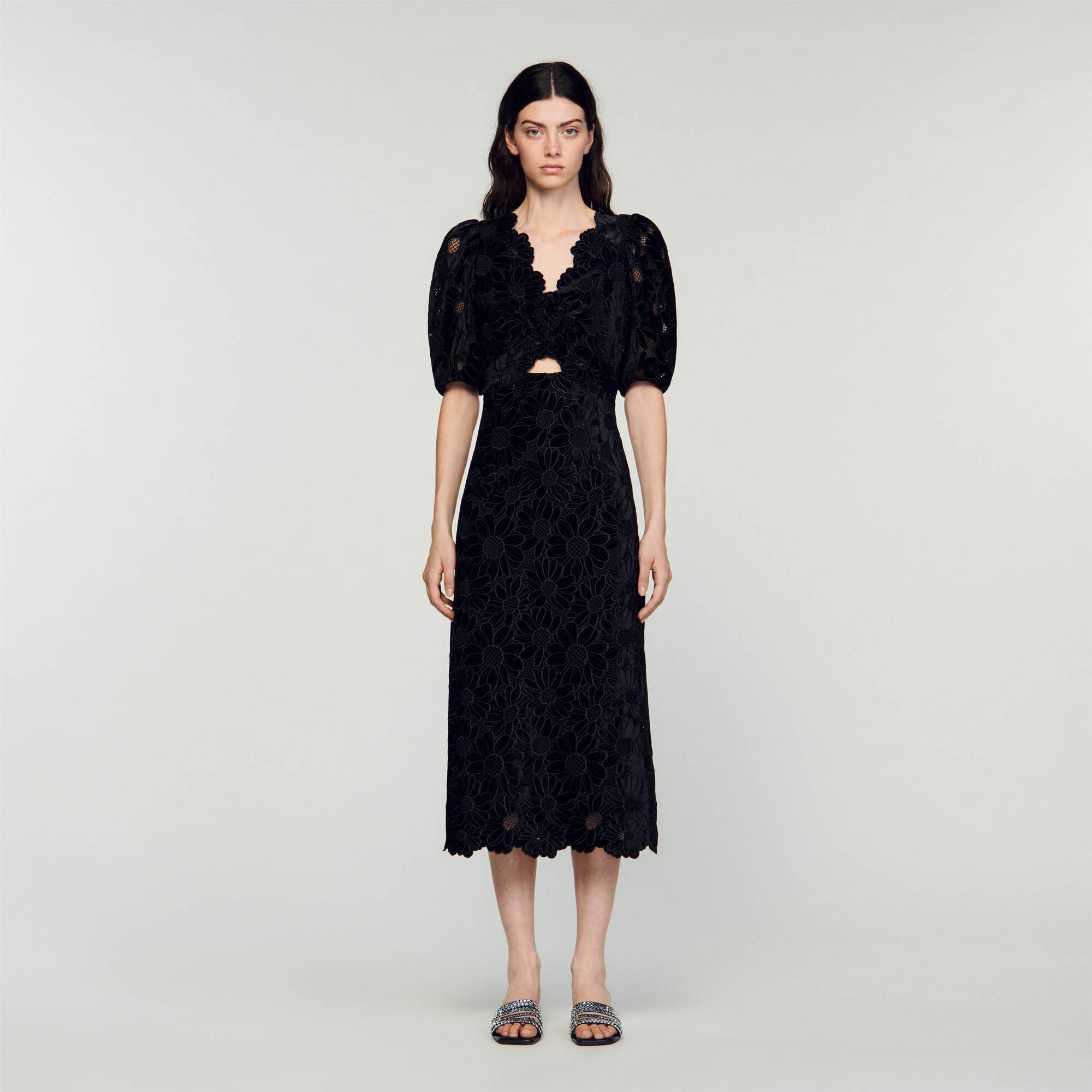 VELVET MAXI DRESS - 2