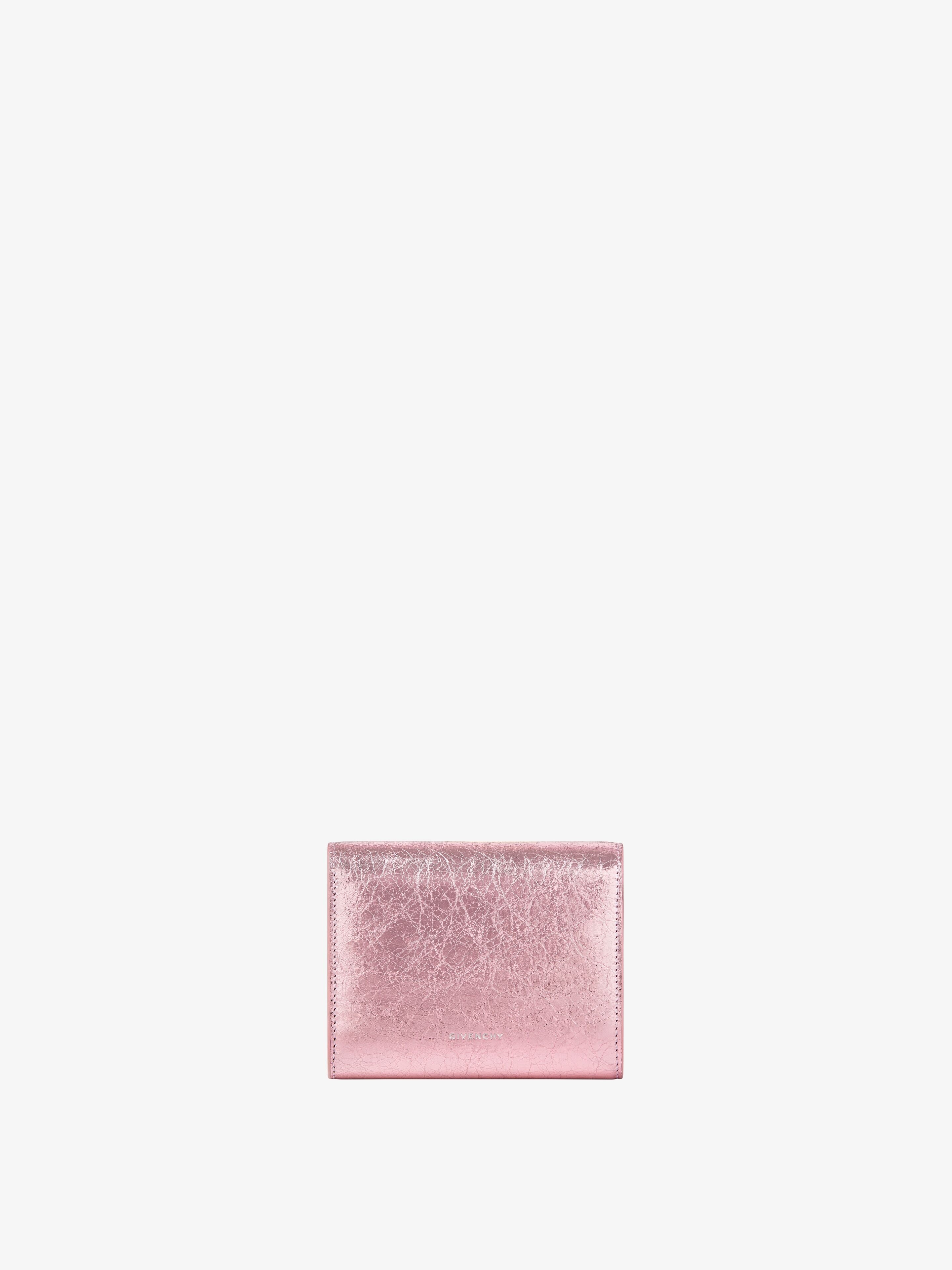 4G TRIFOLD WALLET IN LAMINATED LEATHER - 3