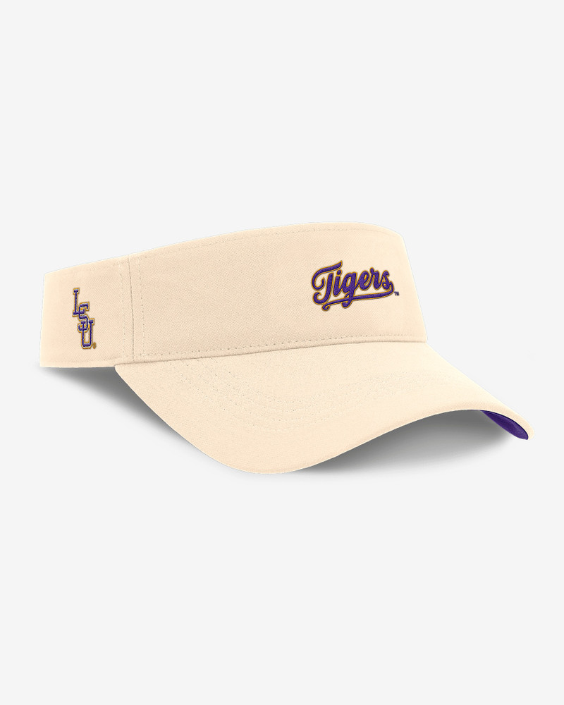 Nike LSU Tigers Primetime Ace Men's Nike Dri-FIT College Adjustable Visor outlook