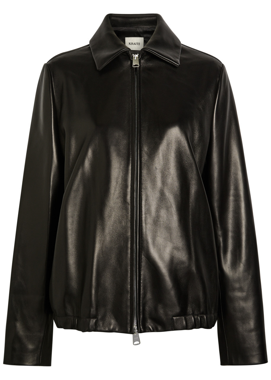 Khaite Jackson Leather Jacket - 1