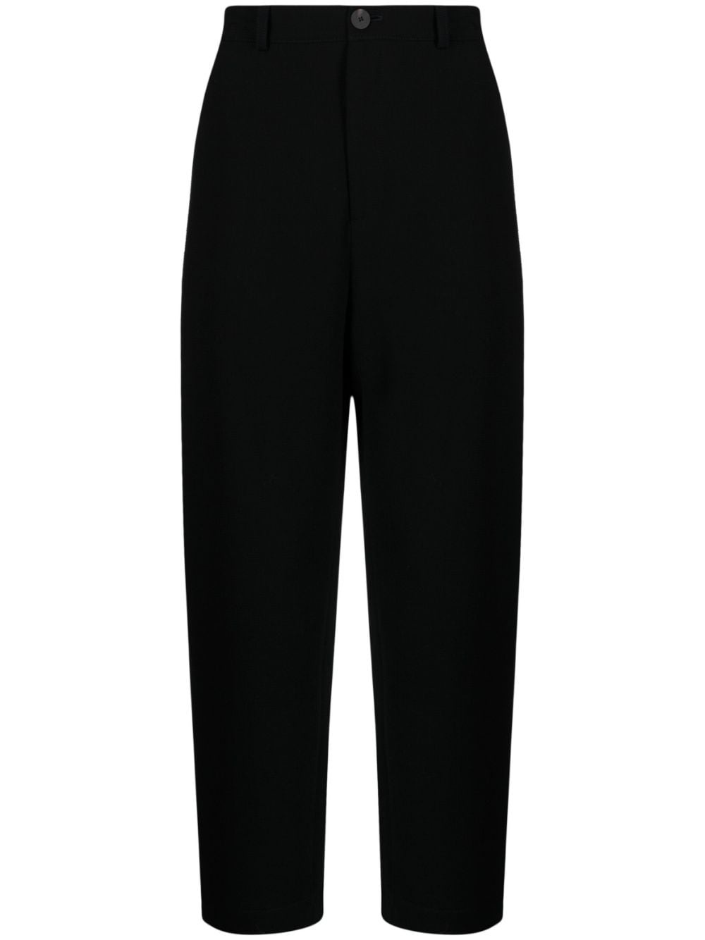 mid-rise straight-leg trousers - 1