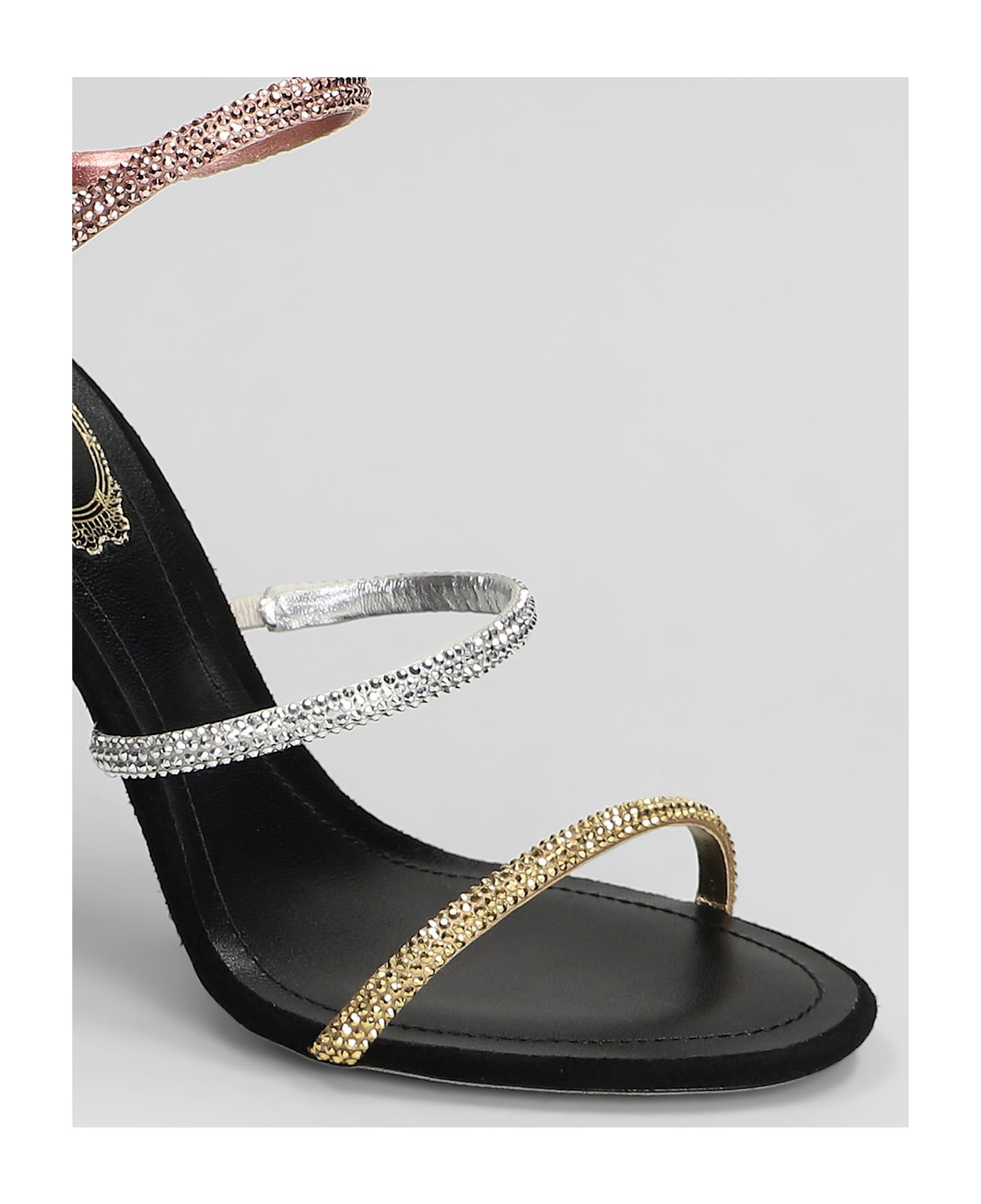 Trigold Sandals In Black Leather - 5