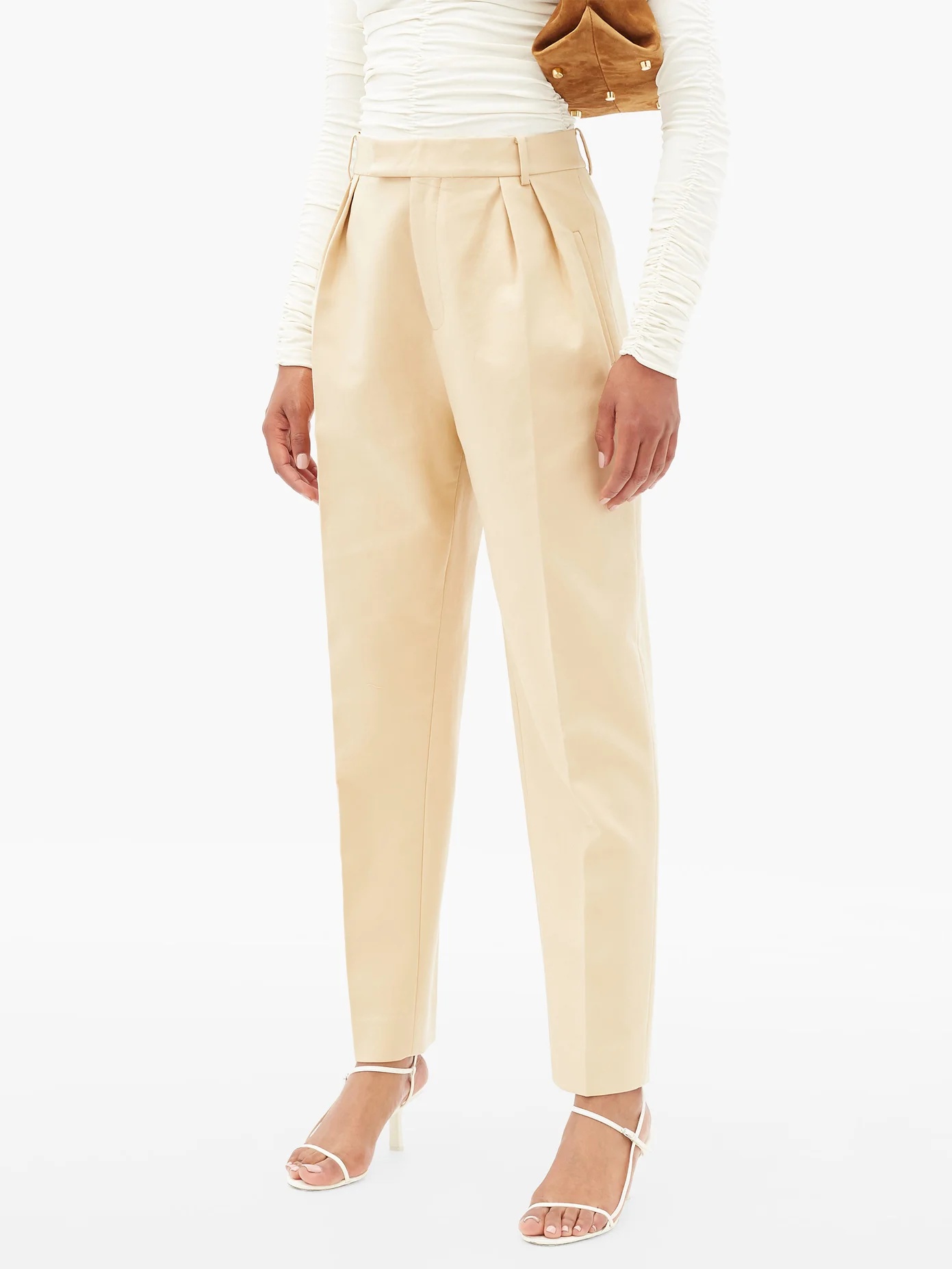 Magdeline high-rise cotton trousers - 6