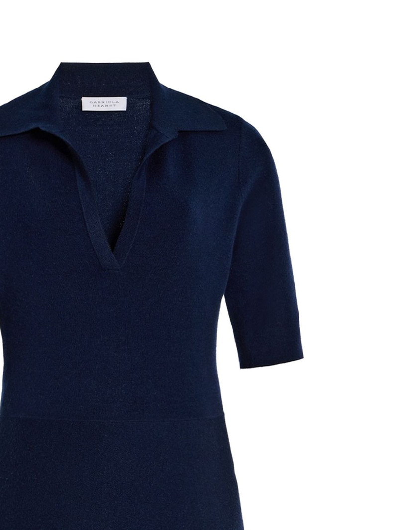 GABRIELA HEARST Bradley V-neck midi dress outlook