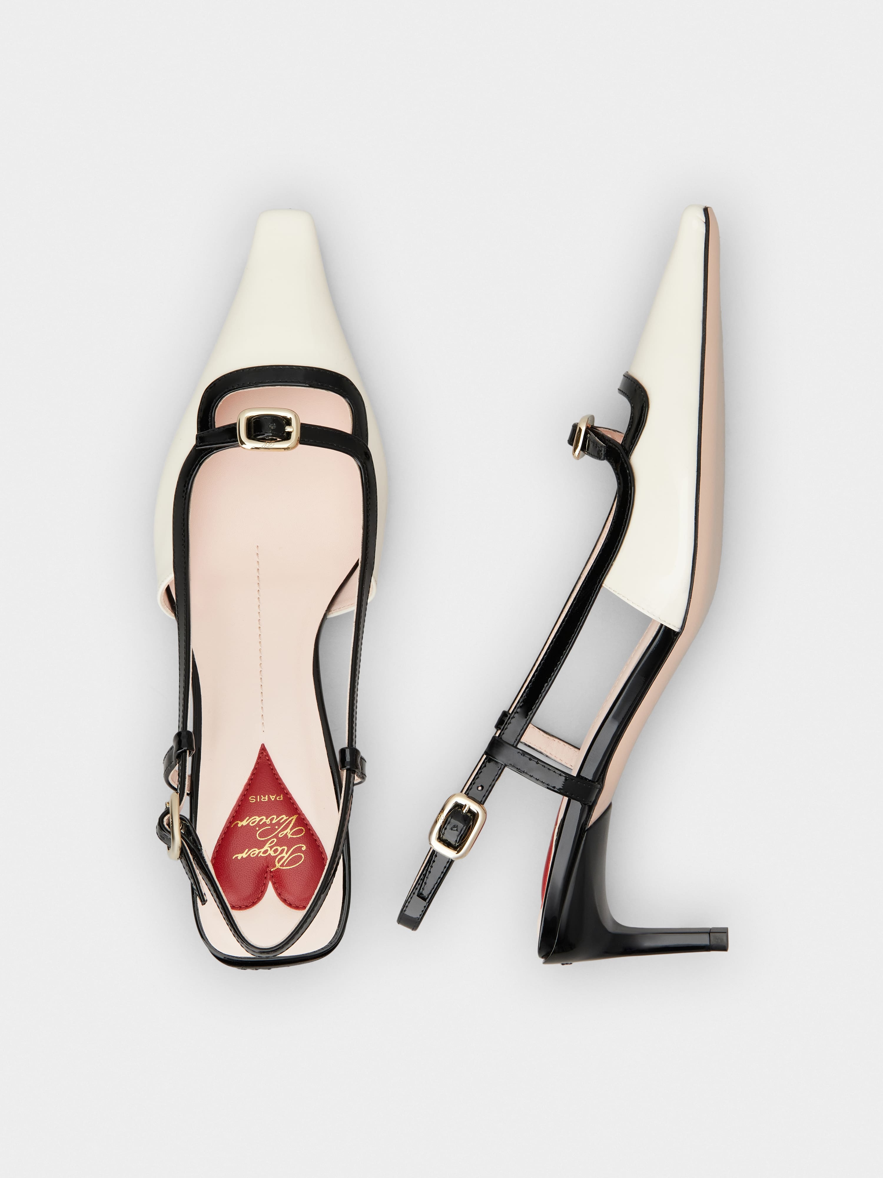 Viv’ Canard Slingback Pumps in Patent Leather - 4