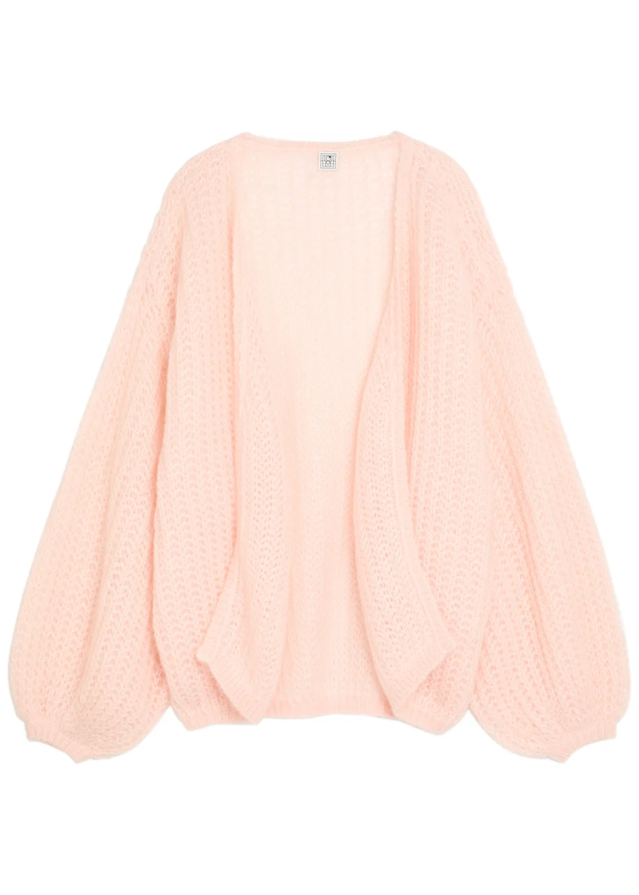 Toteme Puffed Mohair-blend Cardigan - 1