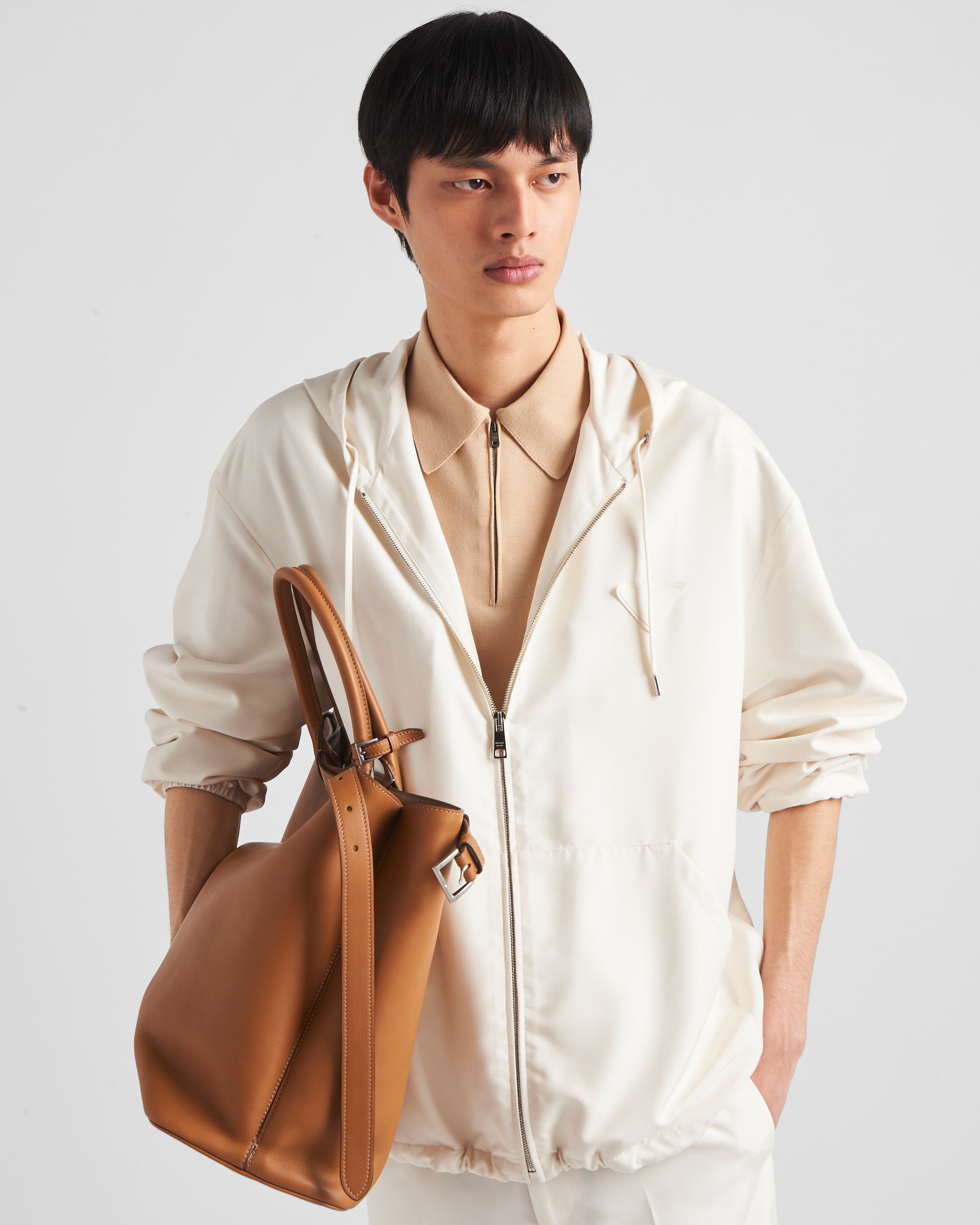Prada Silk hoodie jacket | prada | REVERSIBLE