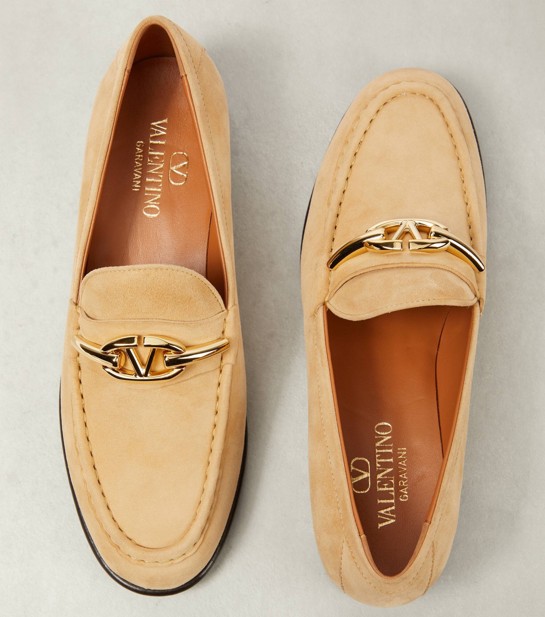 VLogo Signature suede loafers - 6