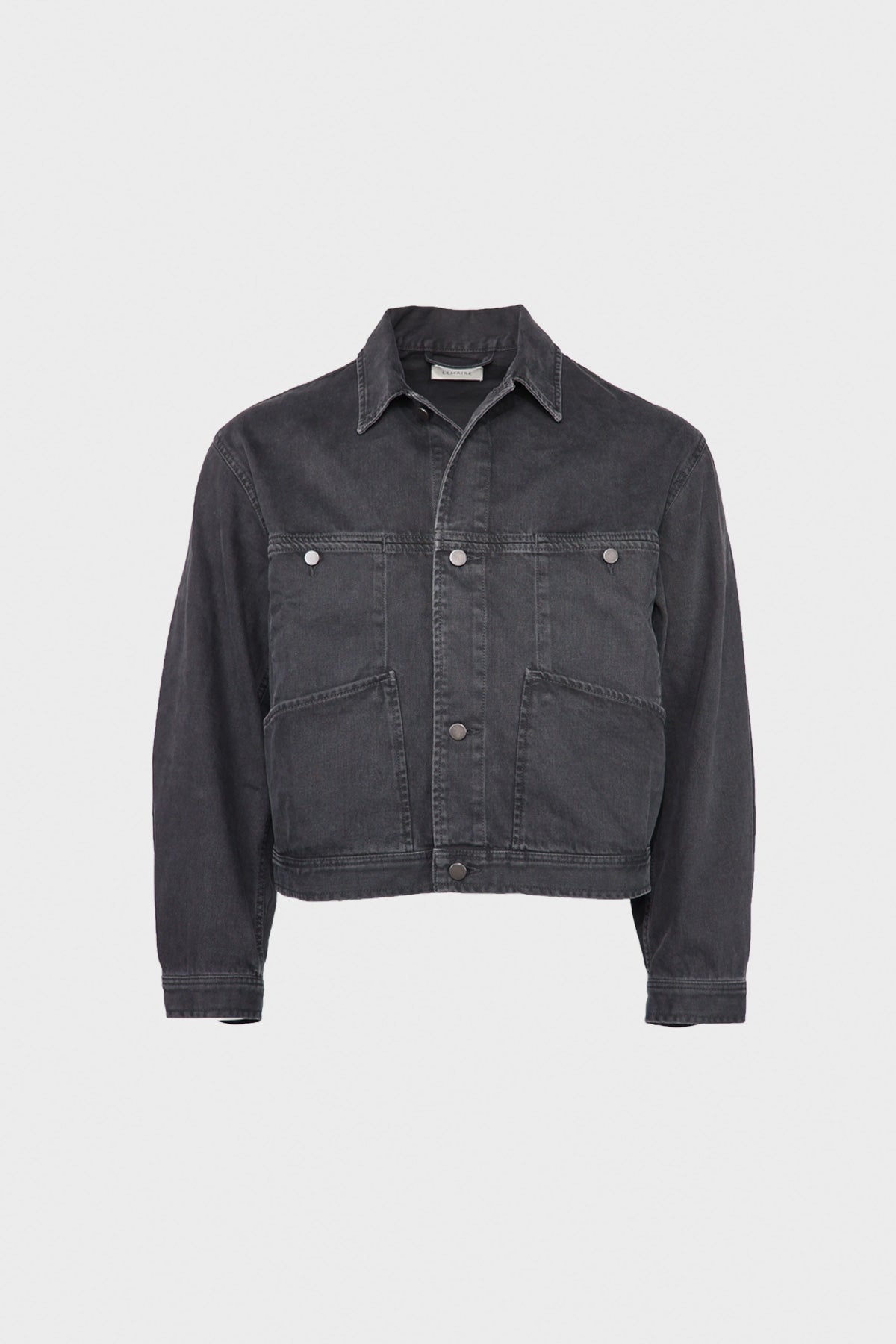 4 Pocket Blouson - Denim Soft Bleached Black - 1