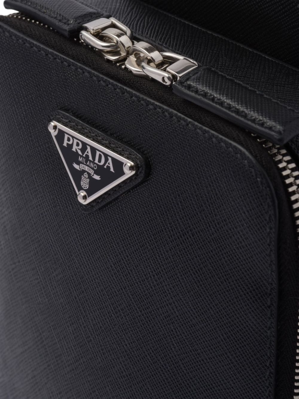 Brique leather shoulder bag - 4