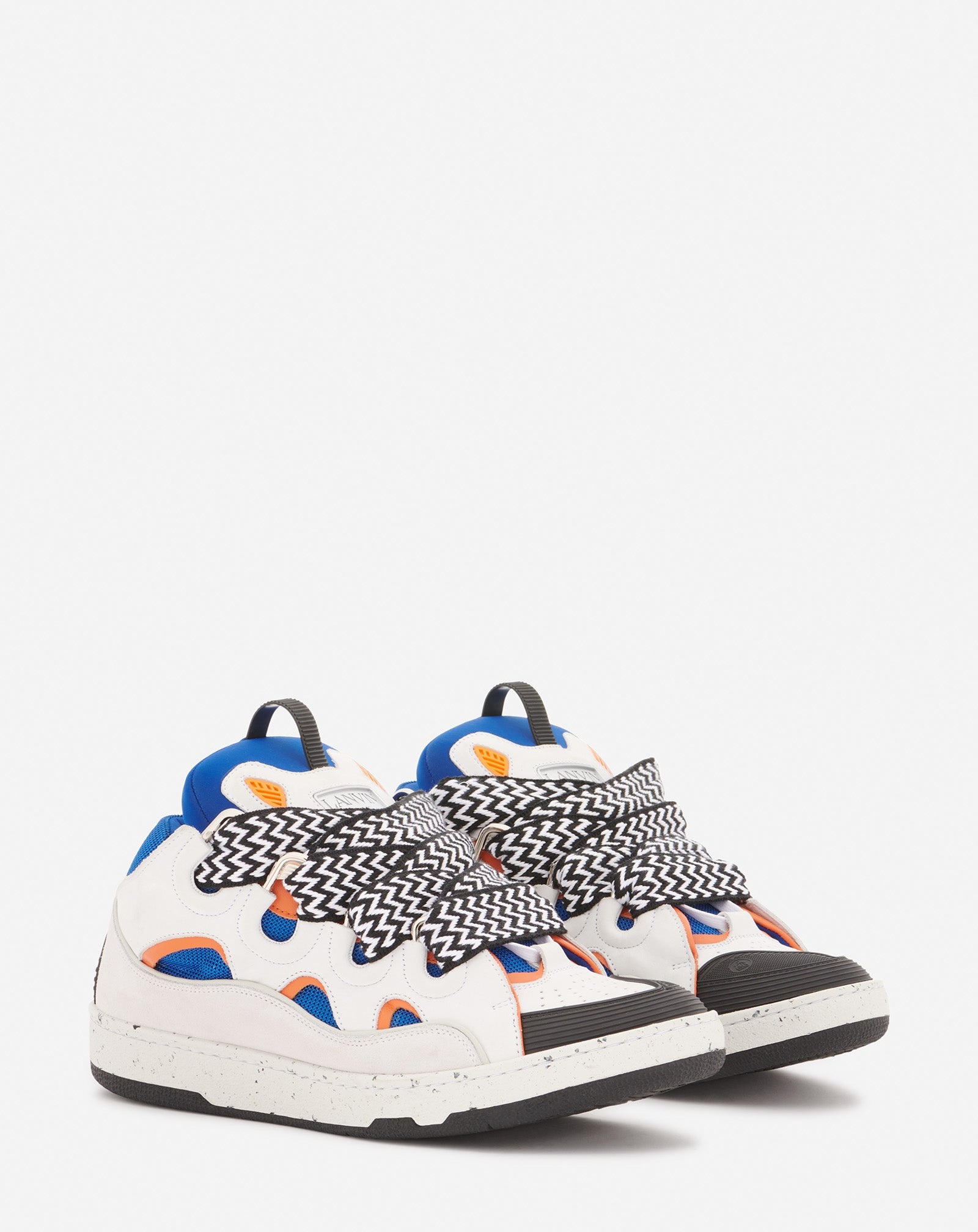 LEATHER CURB SNEAKERS - 2
