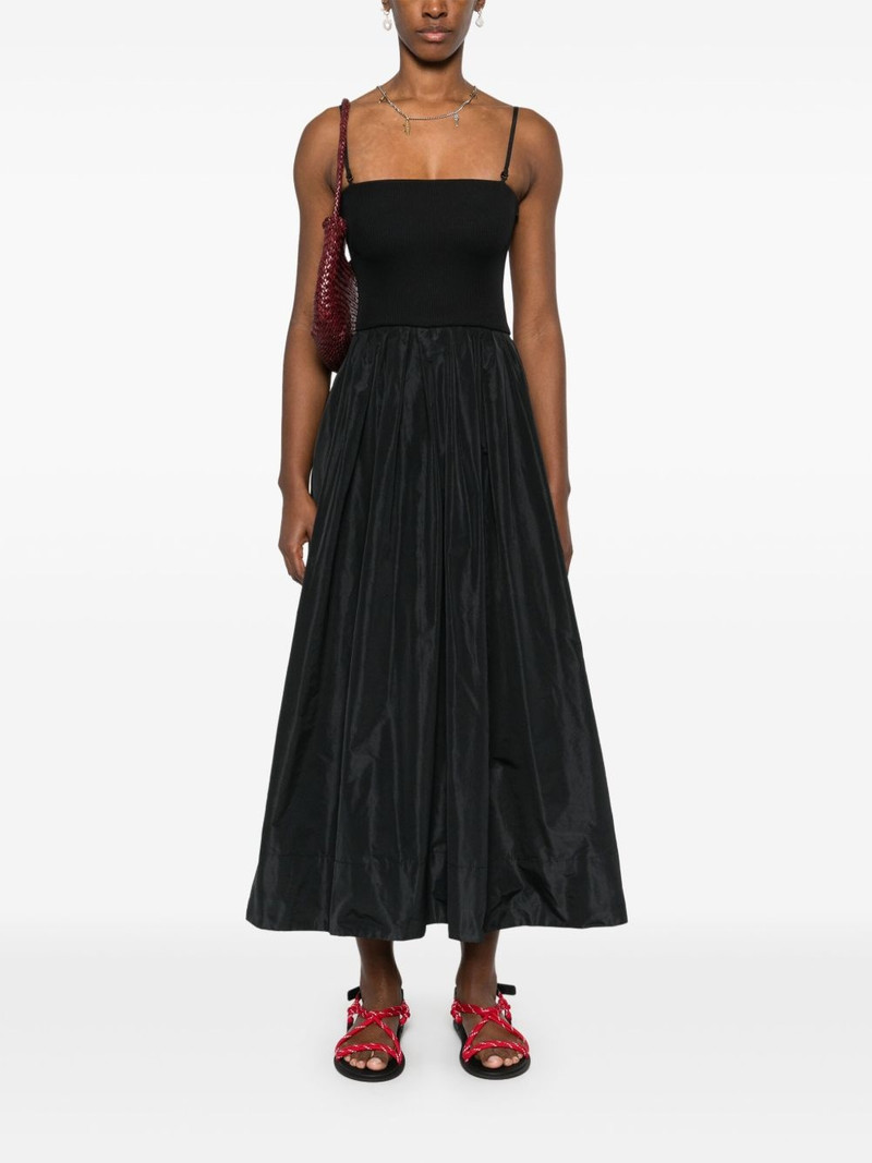 maje flared maxi dress outlook