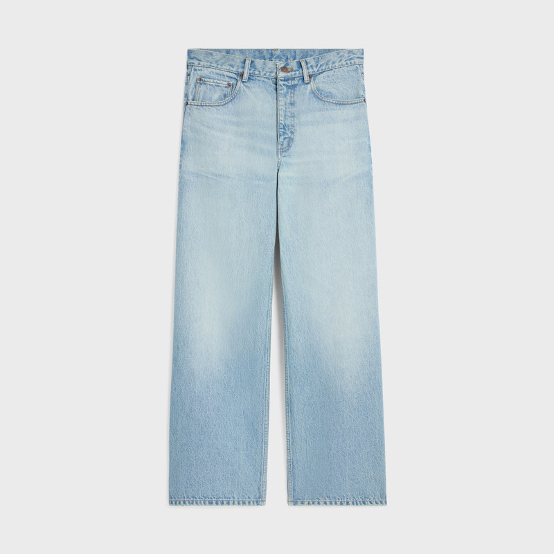 wide leg jeans in golden harmony wash denim 1
