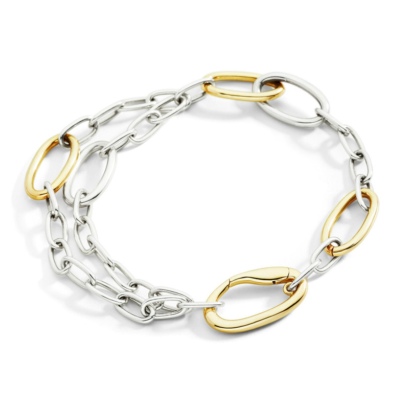 DoDo SILVER & GOLD PLATED SILVER ESSENTIALS BRACELET outlook