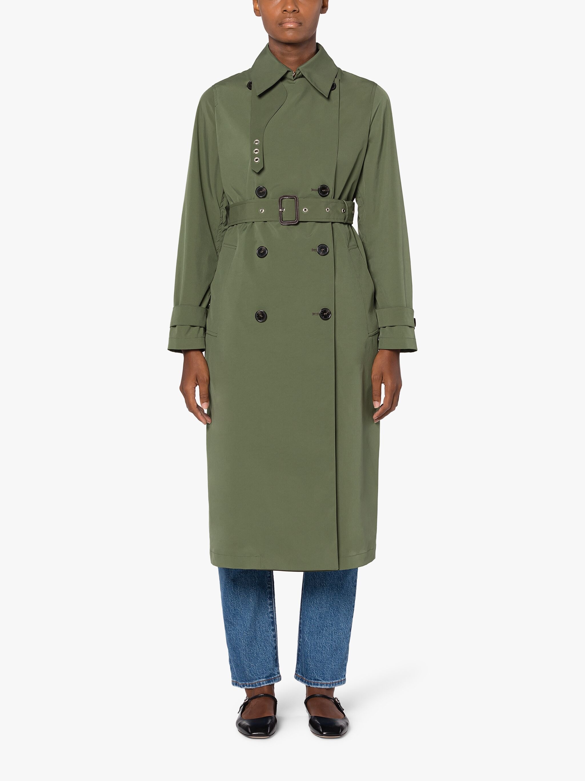 POLLY GREEN ECO DRY TRENCH COAT - 3