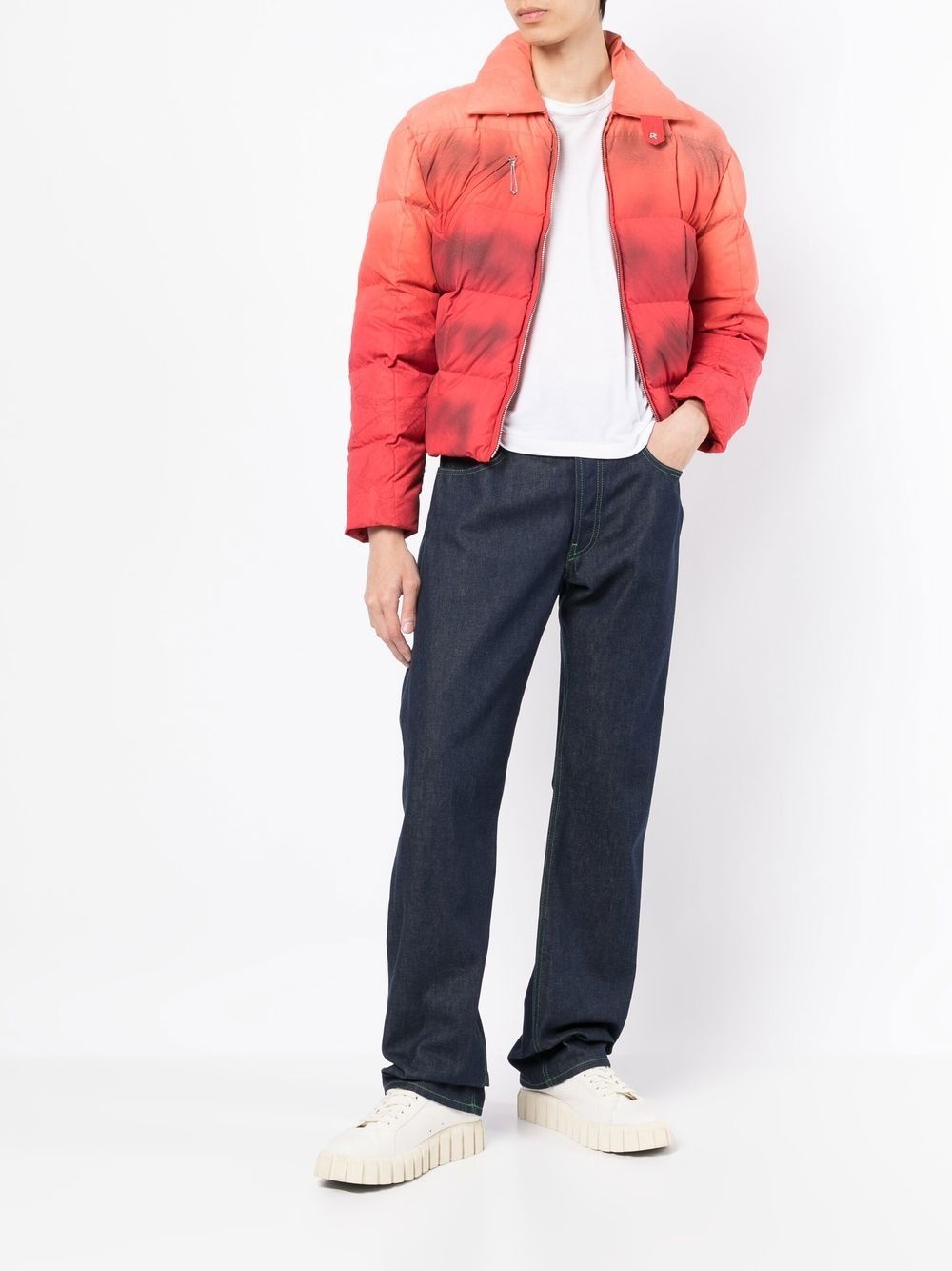 PADDED GRADIENT-EFFECT JACKET - 4