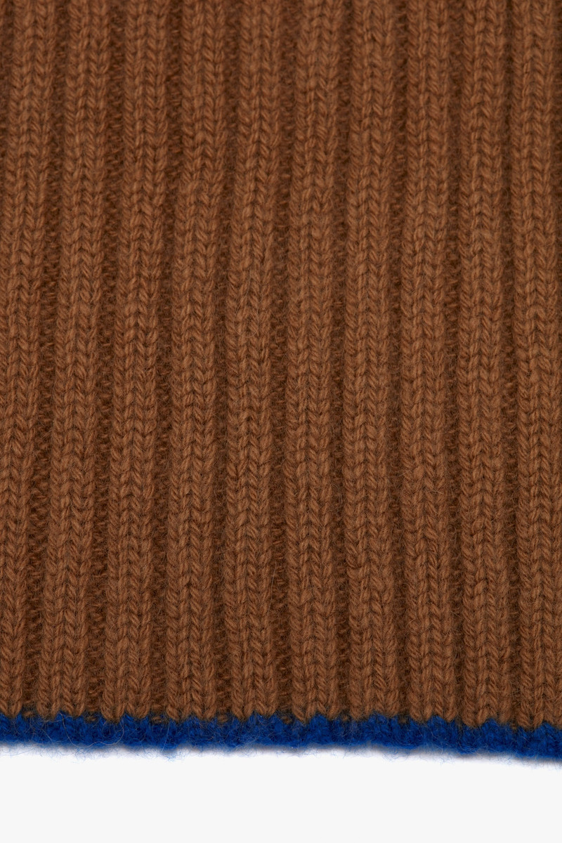 Logo Patch Scarf In Camel 3