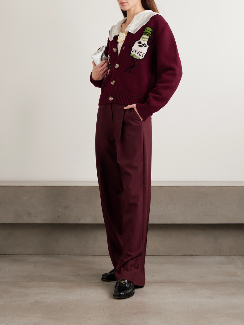 S.S.DALEY Sugar & Spice Intarsia Wool Cardigan outlook