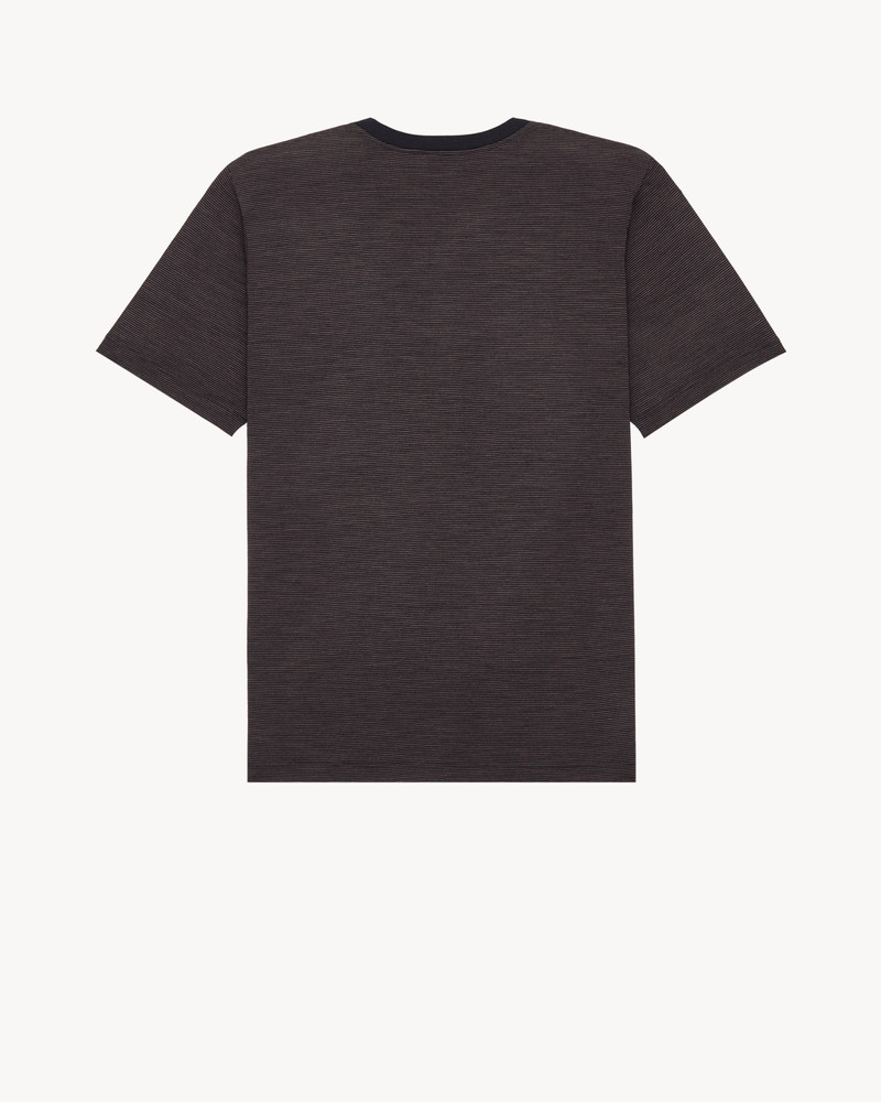 SAINT LAURENT CASSANDRE T-SHIRT IN STRIPED WOOL outlook